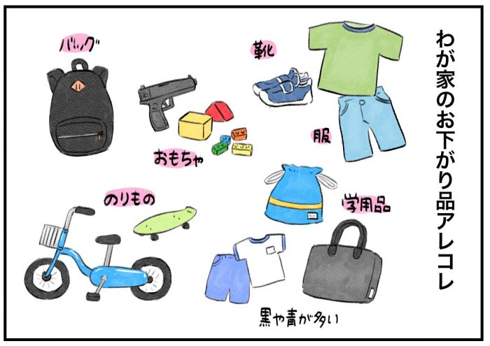 きょうだいお下がり／花丸曜日！ マルサイさんちの三兄弟