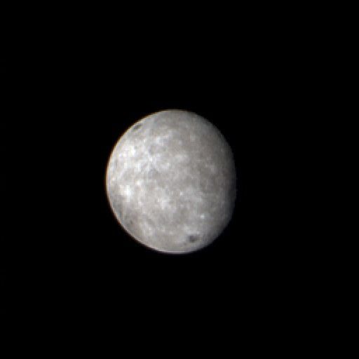 小惑星探査機「はやぶさ」が撮影した月の裏面（2004年5月16日）。（C）JAXA