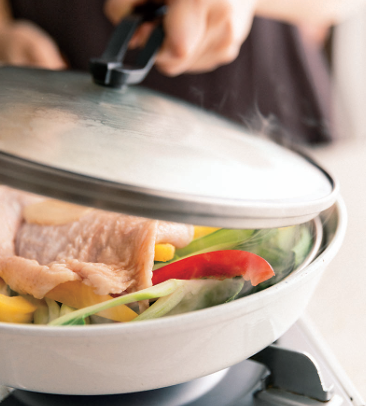 フライパン蒸し１