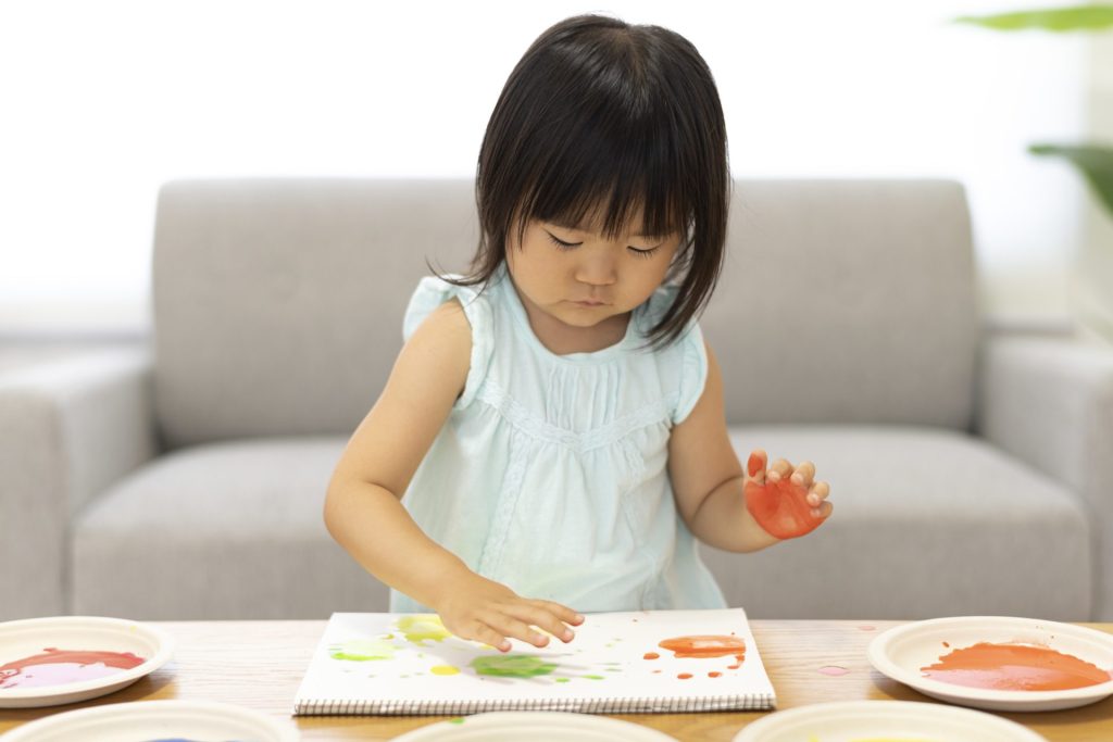 手形・足形のクリスマスカード