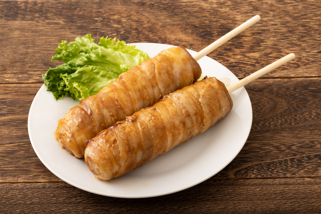 肉巻きおにぎりスティック