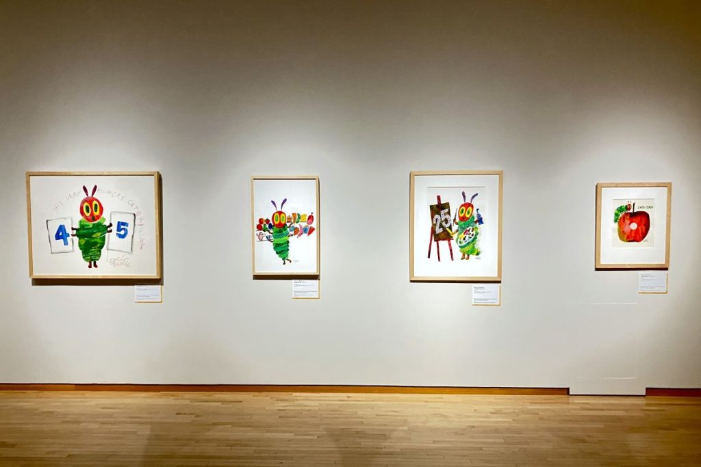 『はらぺこあおむし』の原画の写真