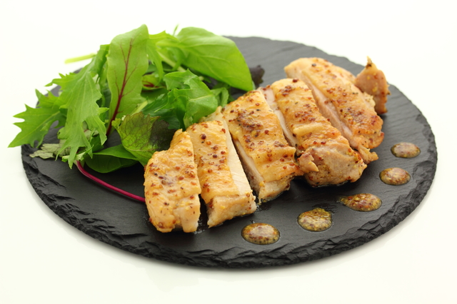 鶏もも肉のハニーマスタード焼き
