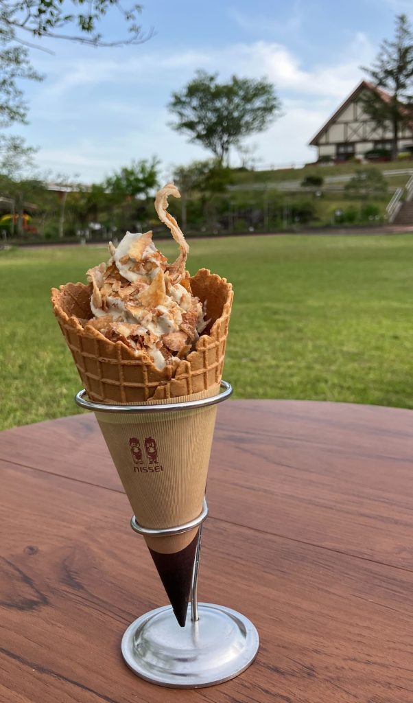 ごぼうチップソフトクリーム